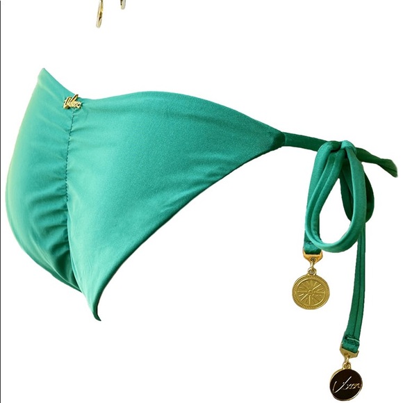 🐍 GREEN & Gold snake Bikini Bottom WaterVixenSwim - Picture 7 of 10